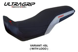 Honda Transalp XL 750 2023-2025 Seat Cover Tappezzeria Italia TPZ Ultragrip in Silver and Black