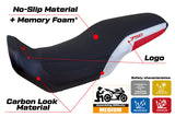 Honda Transalp XL 750 2023-2025 Seat Cover Tappezzeria Italia TPZ Comfort Ultragrip in White and Red