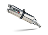 Sistema de escape GPR Triumph Tiger 850 2020-2024, doble inox, escape slip-on con DB Killer extraíble y tubo de enlace