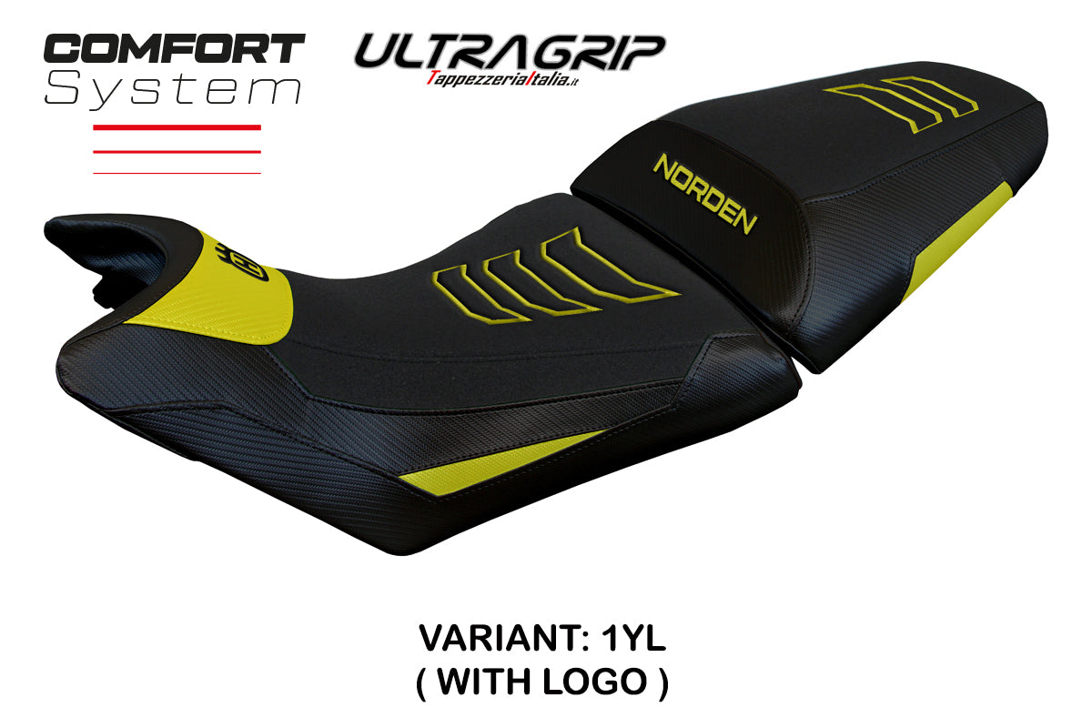 Funda Asiento Husqvarna Norden 901 2022-2025 Tappezzeria Italia TPZ Comfort Ultragrip en Amarillo
