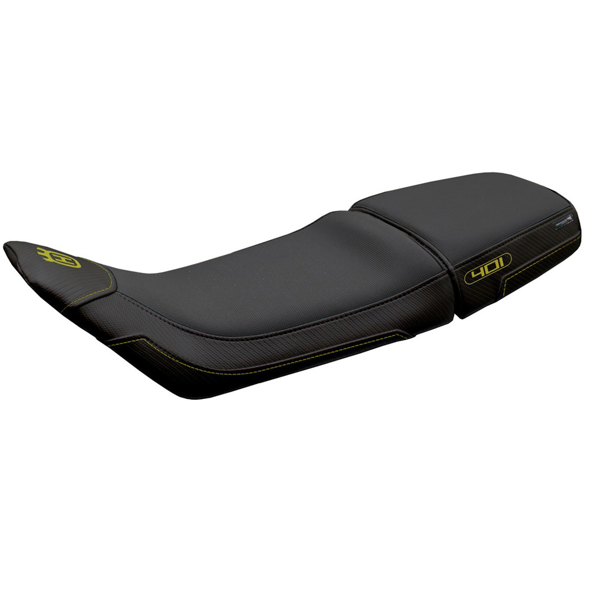 Funda Asiento Husqvarna Svartpilen 401 2018-2023 Tappezzeria Italia TPZ Comfort Amarillo Negro