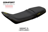 Funda Asiento Husqvarna Svartpilen 401 2018-2023 Tappezzeria Italia TPZ Comfort Amarillo Negro