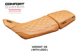 Husqvarna Svartpilen 401 2018-2023 Seat Cover Tappezzeria Italia TPZ Vintage Comfort Camel