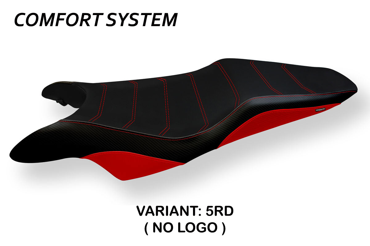 Funda de asiento Honda VFR800 2002-2013 Tappezzeria Italia TPZ Comfort en rojo