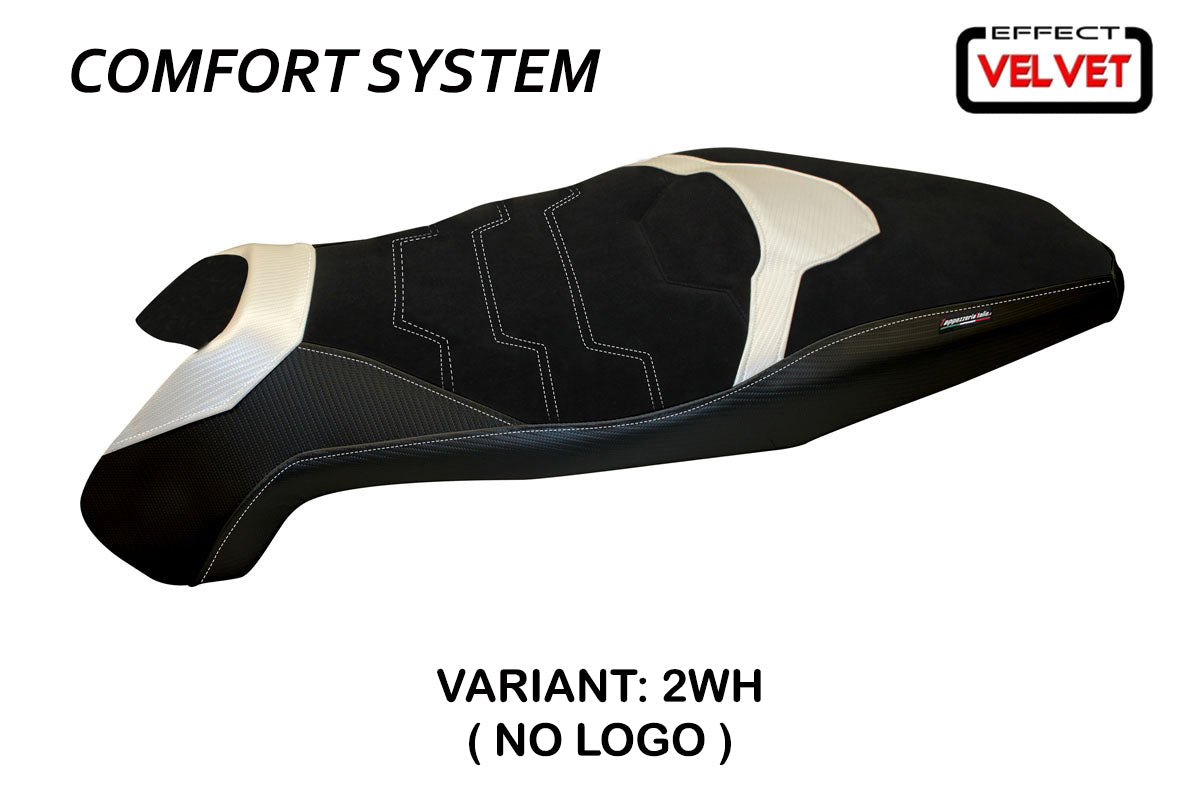 Honda X-ADV 750 2017-2020 Seat Cover Tappezzeria Italia TPZ Comfort in White and Black