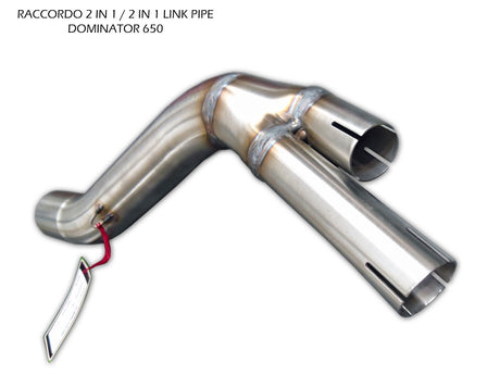 Honda Dominator Nx 650 1988-2001  Exhaust GPR Mid-Line Satinox 