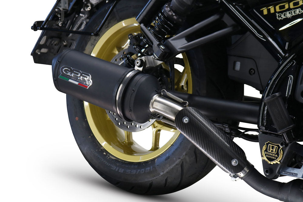 Honda Cmx 1100 Rebel 2021-2024 Exhaust GPR Slip-on Ghisa 