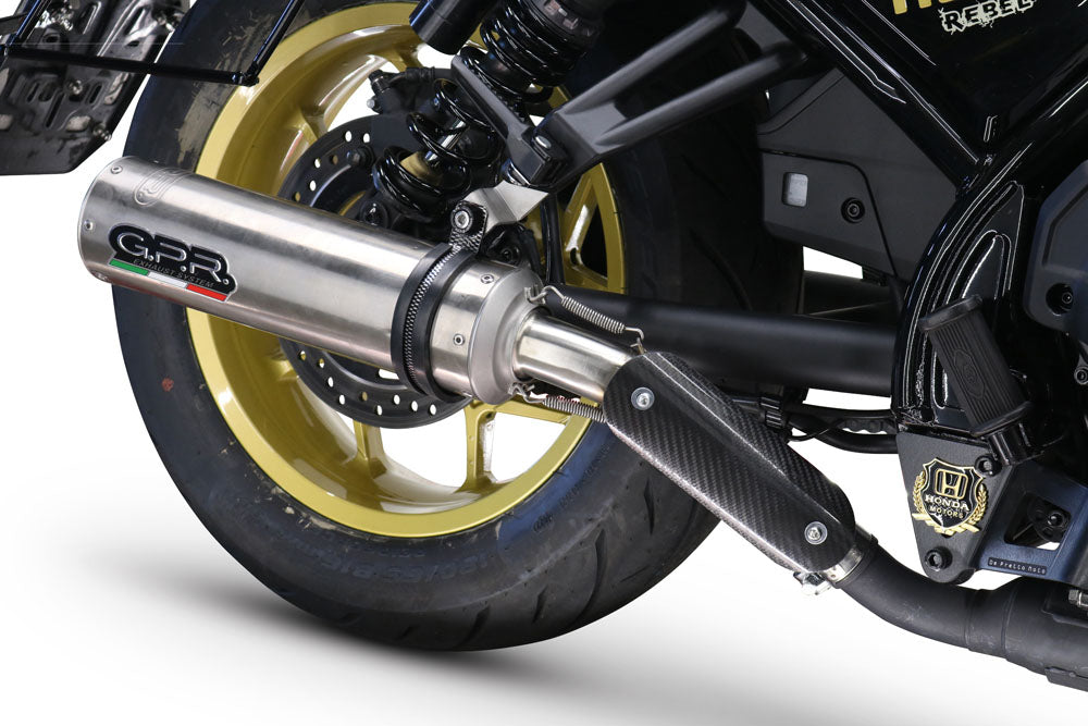 Honda Cmx 1100 Rebel 2021-2024 Exhaust GPR Slip-on M3 Inox 