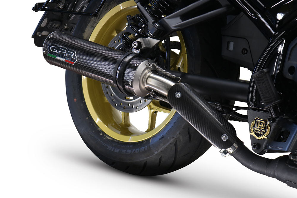 Honda Cmx 1100 Rebel 2021-2024 Exhaust GPR Slip-on M3 Poppy 