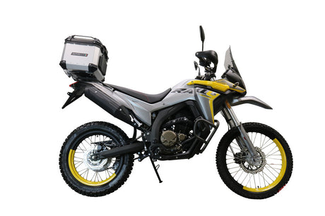 Voge 300 Rally 2025-2026 GPR Tech 35L Aluminum Top Case, Silver with Mounting Plate - photo 1