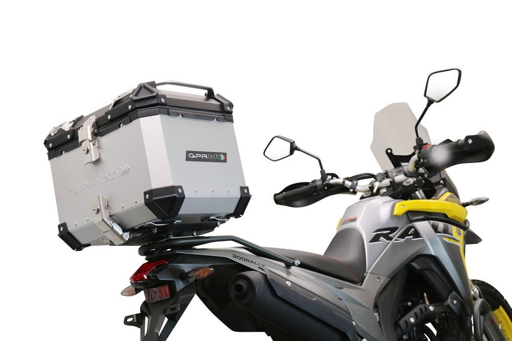 Voge 300 Rally 2025-2026 GPR Tech 35L Aluminum Top Case, Silver with Mounting Plate - photo 2
