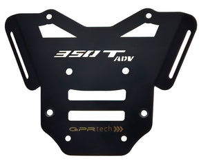 Zontes 350 T2 ADV 2022-2024 GPR Tech Stainless Steel Top Case Mounting Plate 55L - photo 1