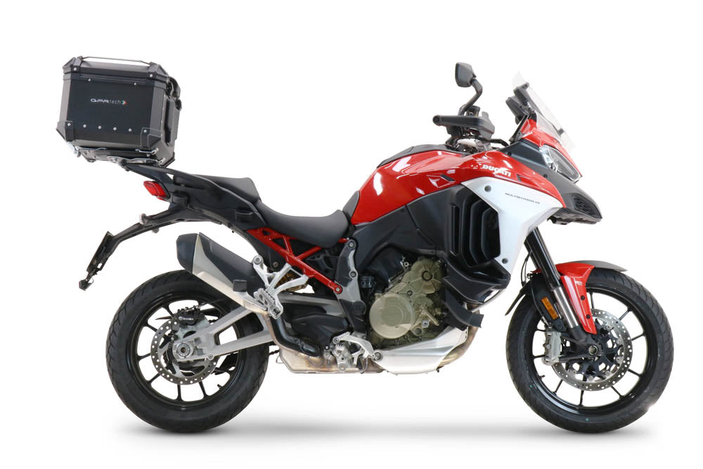 Ducati Multistrada V4 S 2021-2024 GPR Tech 55L Aluminum Top Case, Black with Mounting Plate - photo 2