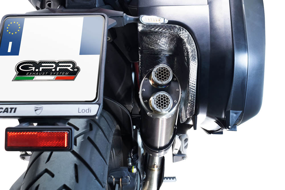 Ducati Multistrada V4 - S 2022-2024 Exhaust GPR Slip-on Dual Inox
