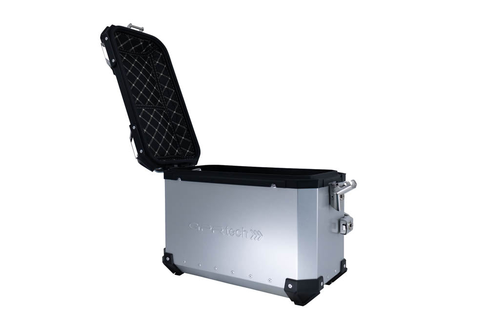 Kawasaki KLE 500 2026-2027 GPR Tech 38+38L Aluminum Side Cases, Silver with Pannier Holders - photo 9