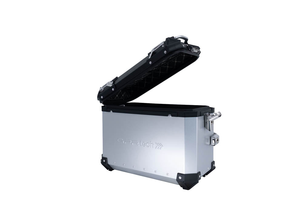 Kawasaki Versys 650 2023-2026 GPR Tech 38+38L Aluminum Side Cases, Silver with Pannier Holders - photo 8