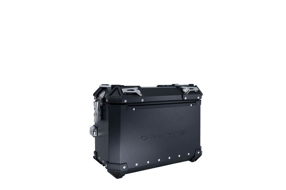 Benelli TRK 502 X 2021-2024 GPR Tech 38+38L Aluminum Side Cases, Black with Pannier Holders - photo 16