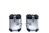 Kawasaki Versys 650 2021-2022 GPR Tech 38+38L Aluminum Side Cases, Silver with Pannier Holders - photo 1