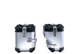 BMW F 750 GS 2018-2020 GPR Tech 38+32L Aluminum Side Cases, Silver with Pannier Holders - photo 1