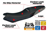 Funda Asiento Kawasaki ER 6N / ER 6F 2005-2009 2010 2011 Tappezzeria Italia TPZ Gris Negro