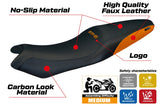 Kawasaki ER 6N / ER 6F 2005-2009 2010 2011 Seat Cover Tappezzeria Italia TPZ Orange Black