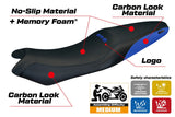 Kawasaki ER 6N / ER 6F 2005-2010 2011 Seat Cover Tappezzeria Italia TPZ Comfort Blue Black