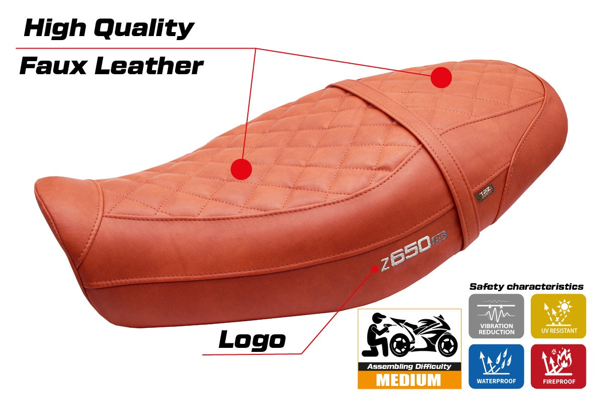 Kawasaki Z650RS 2022-2026 Seat Cover TPZ Italia Brick
