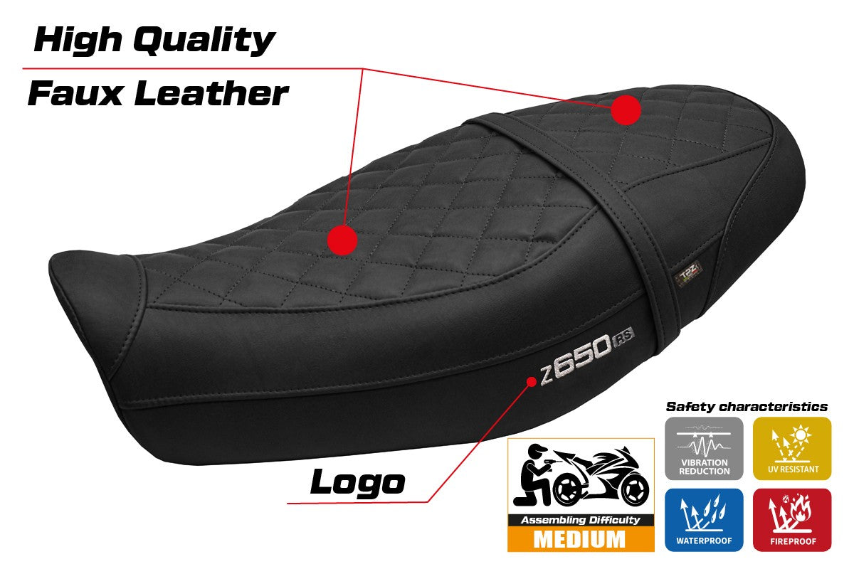 Kawasaki Z650RS 2022-2026 Seat Cover TPZ Italia Black
