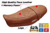 Kawasaki Z650RS 2022-2026 Seat Cover TPZ Italia Comfort Brown