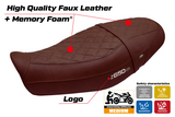 Kawasaki Z650RS 2022-2026 Seat Cover TPZ Italia Comfort Dark Brown