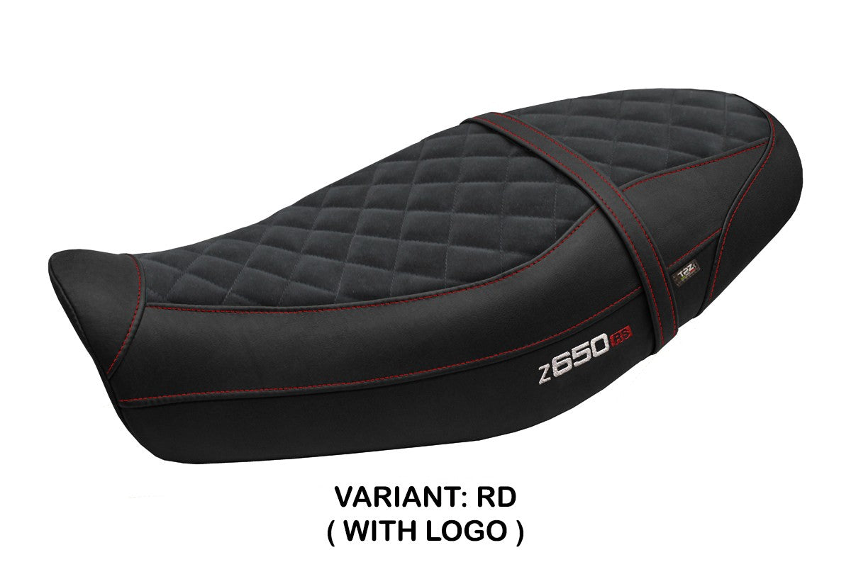 Kawasaki Z650RS 2022-2026 Seat Cover TPZ Italia Velvet Red Black