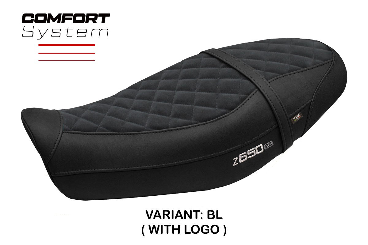Kawasaki Z650RS 2022-2026 Seat Cover TPZ Italia Velvet Comfort Black