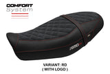 Kawasaki Z650RS 2022-2026 Seat Cover TPZ Italia Velvet Comfort Red