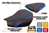 Funda de asiento Kawasaki Ninja ZX 10 R 2006-2007 Tappezzeria Italia TPZ Azul Negro