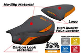Kawasaki Ninja ZX 10 R 2006-2007 Seat Cover Tappezzeria Italia TPZ Orange Black