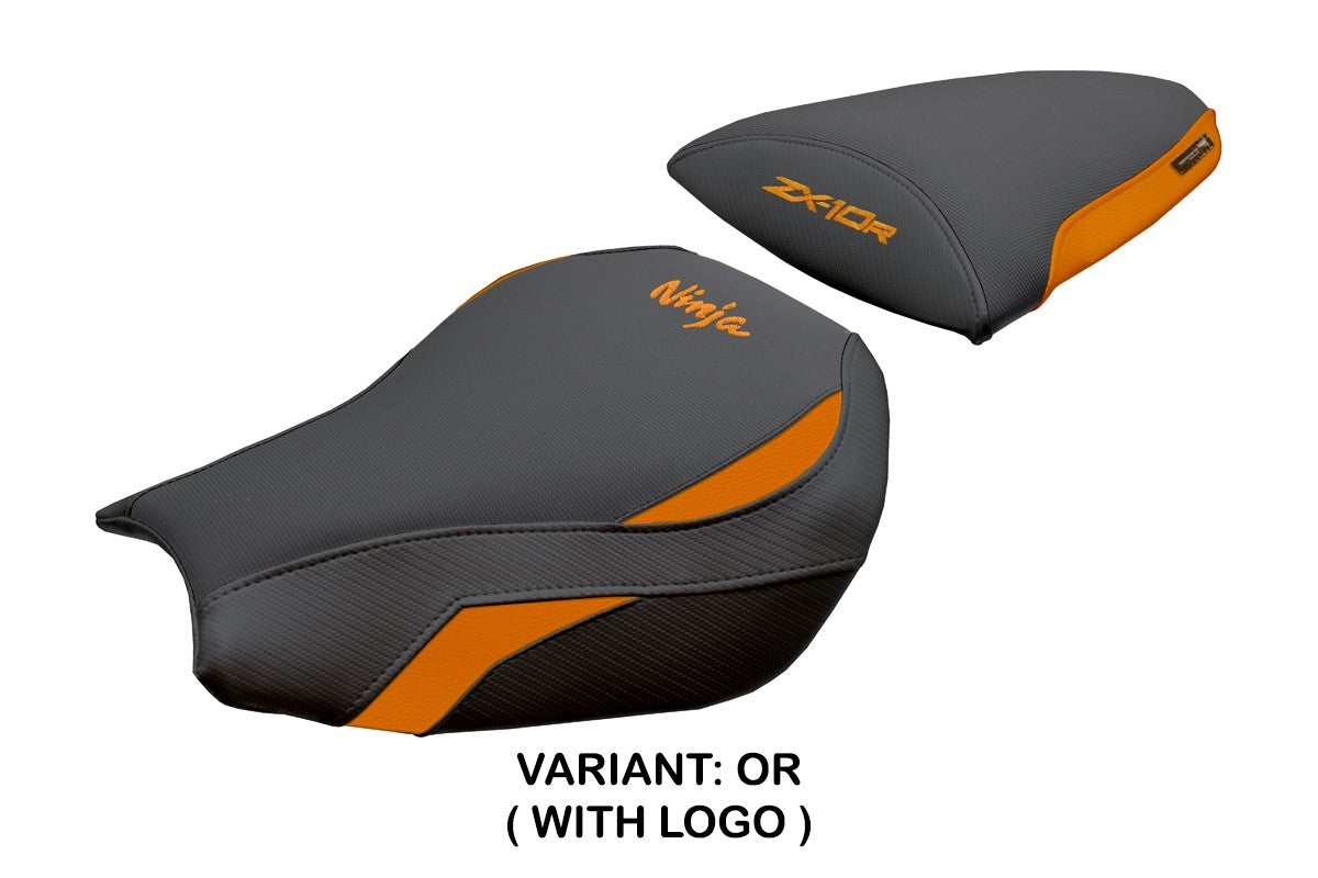 Kawasaki Ninja ZX 10 R 2006-2007 Seat Cover Tappezzeria Italia TPZ Orange Black