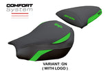 Kawasaki Ninja ZX 10 R 2006-2007 Seat Cover Tappezzeria Italia TPZ Comfort Green Black