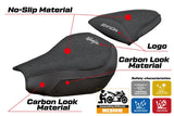 Funda de asiento Kawasaki Ninja ZX 10 R 2006-2007 Tappezzeria Italia TPZ Ultragrip Negro