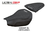 Funda de asiento Kawasaki Ninja ZX 10 R 2006-2007 Tappezzeria Italia TPZ Ultragrip Negro