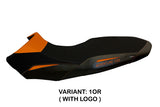 KTM 1050 Adventure 2015-2016 Seat Cover Tappezzeria Italia TPZ in Orange Black