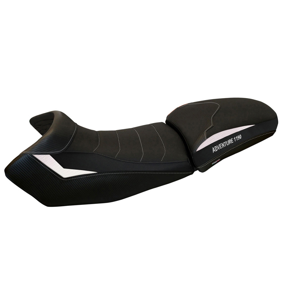 KTM 1190 Adventure 2013-2016 Seat Cover Tappezzeria Italia TPZ Comfort in White