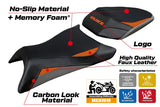 KTM 125 Duke 2024-2026 Seat Cover TPZ Italia Comfort Orange Grey Black