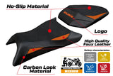 KTM 125 Duke 2024-2026 Seat Cover TPZ Italia Ultragrip Orange Black
