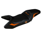 KTM 1290 Super Adventure S 2021-2024 Seat Cover Tappezzeria Italia TPZ in Orange and Black