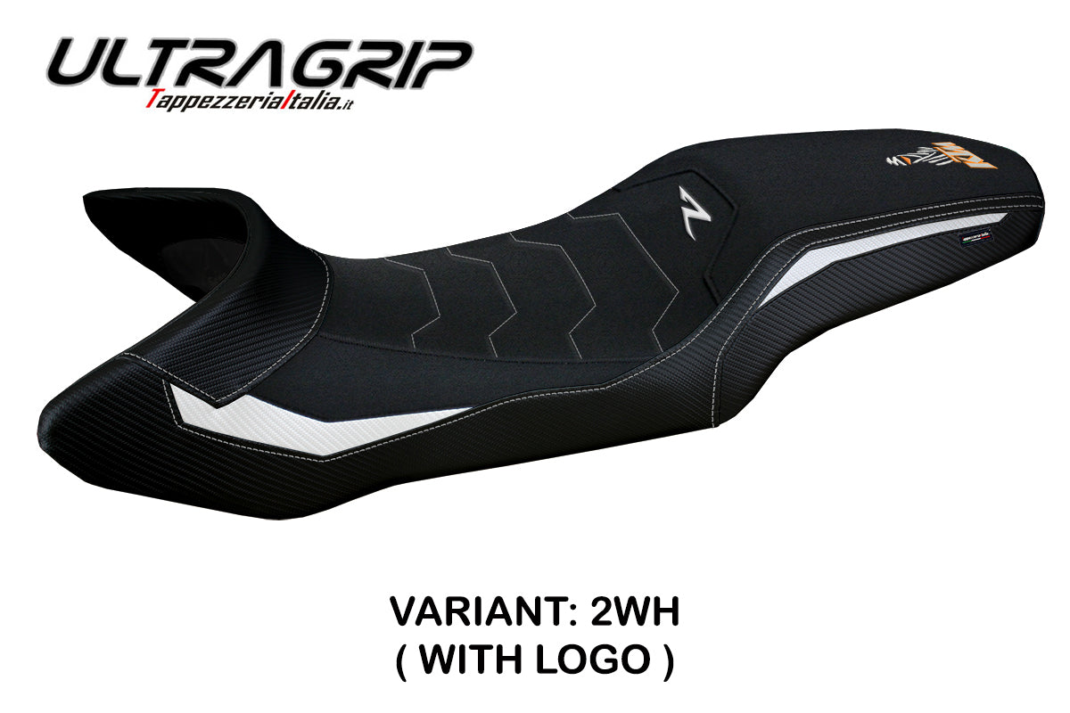KTM 1290 Super Adventure R 2021-2023 Seat Cover Tappezzeria Italia TPZ Ultragrip in White