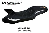 KTM 1290 Super Adventure R 2021-2023 Seat Cover Tappezzeria Italia TPZ Ultragrip in White
