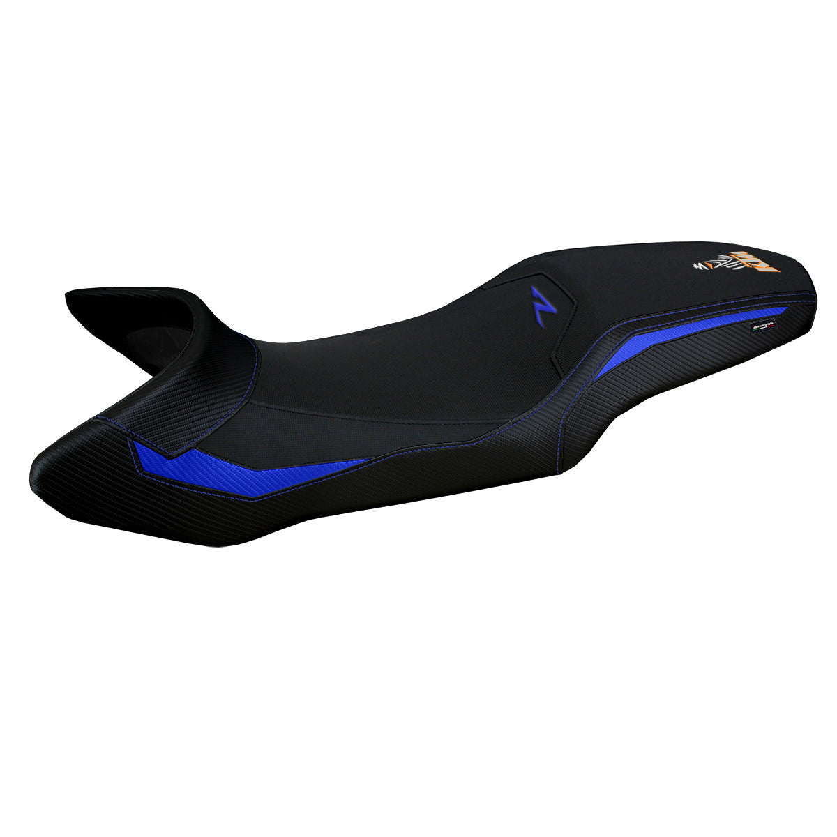 KTM 1290 Super Adventure R 2021-2023 Seat Cover Tappezzeria Italia TPZ in Blue and Black