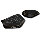 Funda de asiento KTM 1290 Super Duke R 2020-2023 Tappezzeria Italia TPZ Ultragrip en negro
