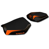 KTM 1290 Super Duke R 2020-2023 Seat Cover Tappezzeria Italia TPZ in Orange and Black