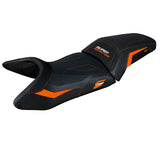 KTM 1390 Super Adventure S 2025 Seat Cover Tappezzeria Italia TPZ Comfort Orange Black